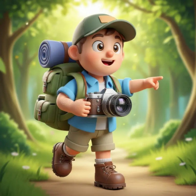 Yorci, a hiking picture taker.