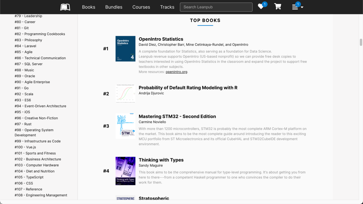 leanpub's profile header