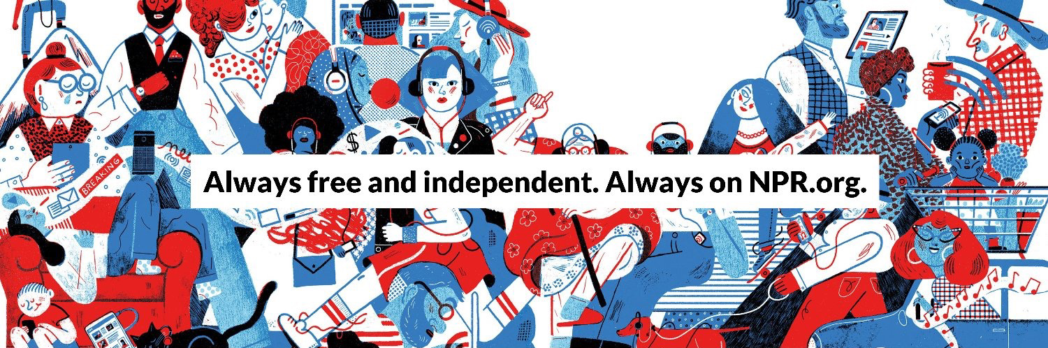 Mastodon banner for @npr