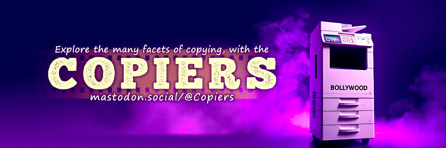 Mastodon banner for @Copiers