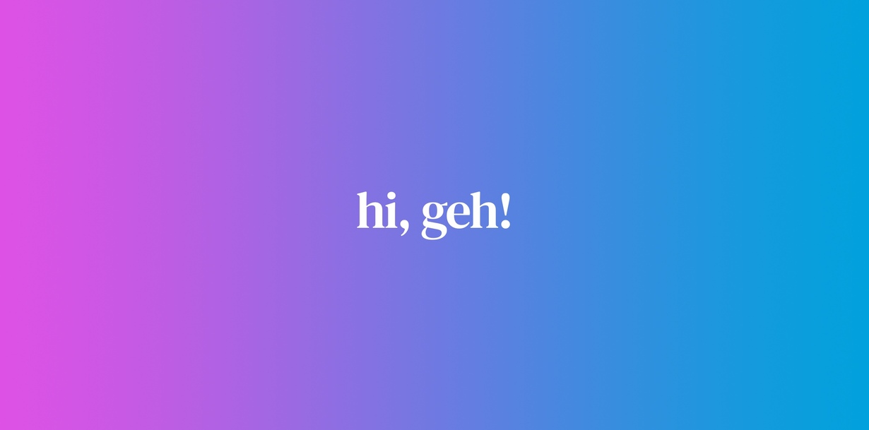 Mastodon banner for @geh