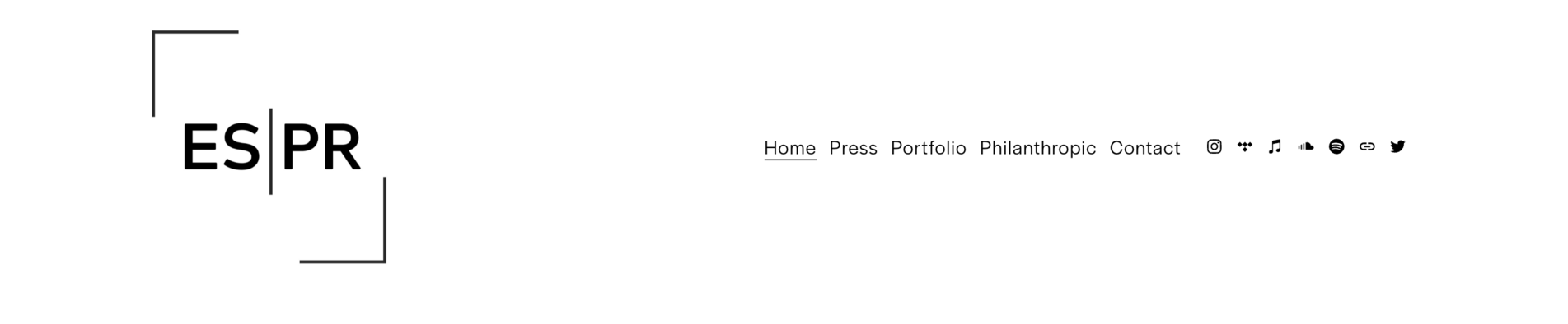 ESPR's profile header