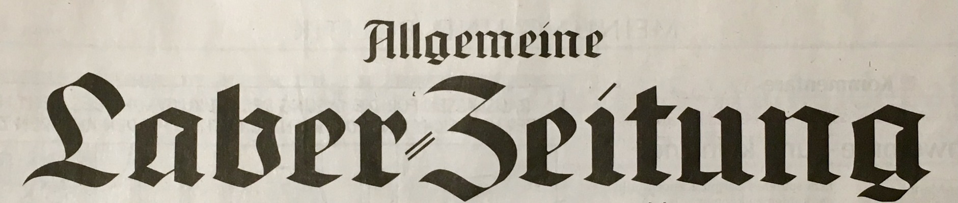 zeitung's profile header