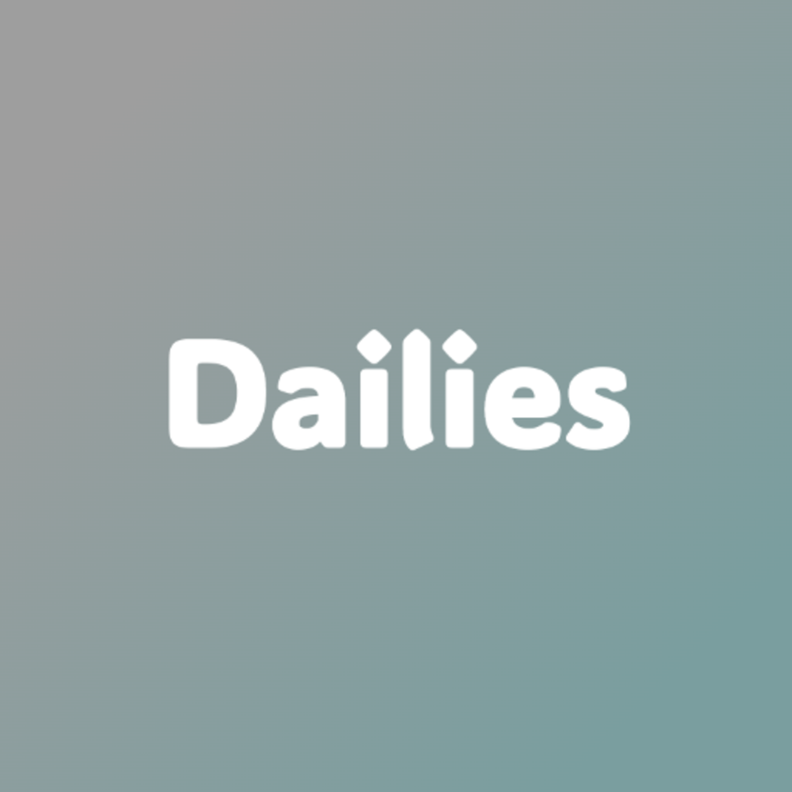 Mastodon banner for @Dailies