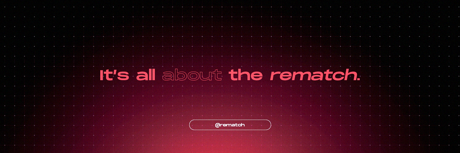 Mastodon banner for @rematch