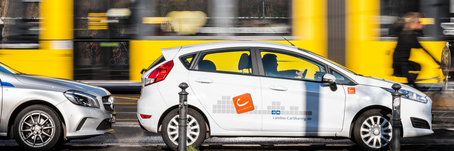 cambioCarSharing's profile header