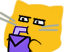 blobcatglaredrink