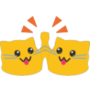 blobCatHighFive