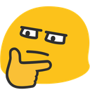 blobthinkingglare