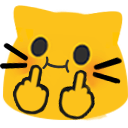 blobcatmiddlefingers