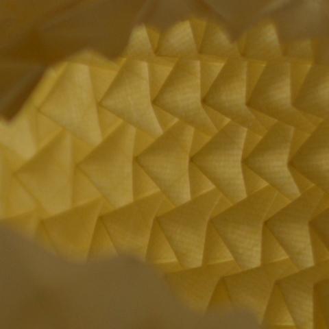 Origami tesselation détail