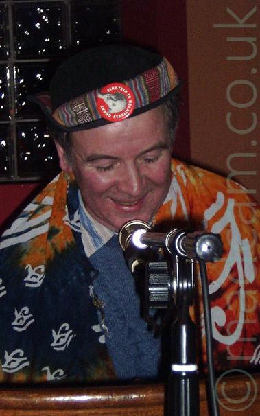 Closeup of a singer