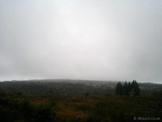 Smir & mist obscuring the mountains