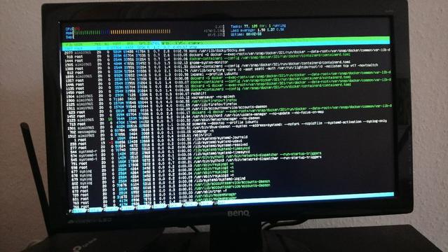 htop im tty Terminal