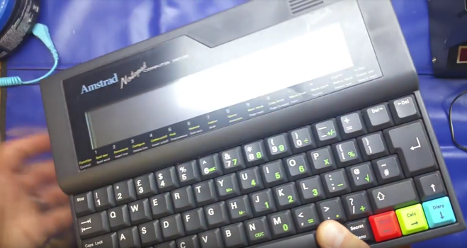 Notepad word processor and computer