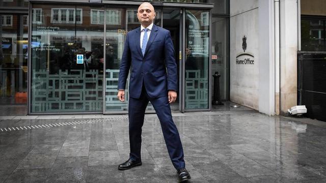 The Sajid Javid power pose