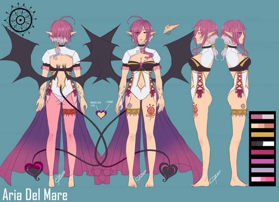 Aria Charactersheet