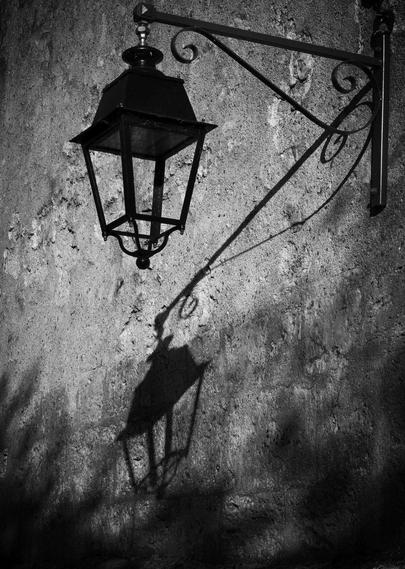 Une lanterne, près de château de Blois