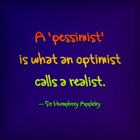 Appleby: Pessismist / Realist