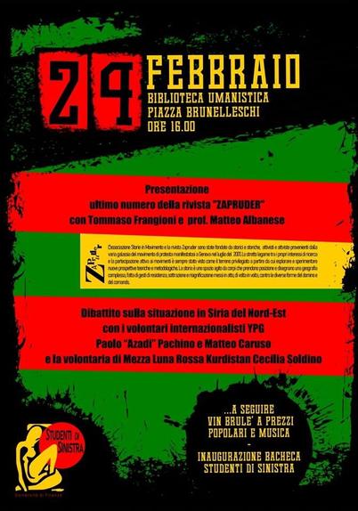 24/02 Firenze - locandina presentazione Zapruder 49