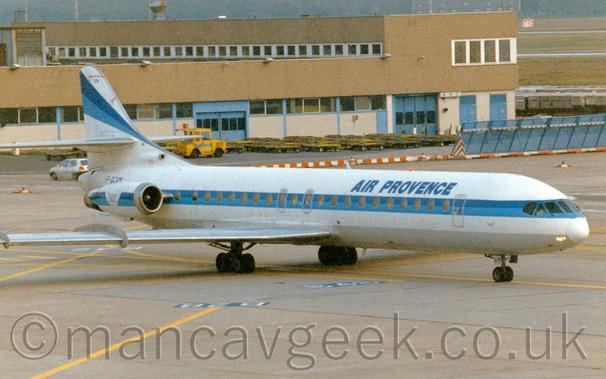 Air Provence Caravelle at Frankfurt Airport, 1996.