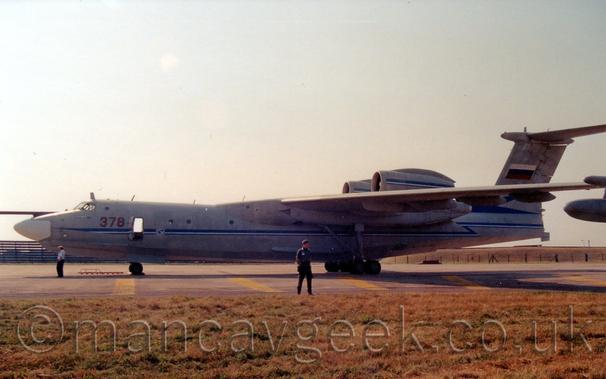 Ryssian Air Force Be42 at RAF Fairford, 1996.
