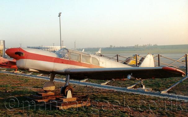 Nord N1002 on display at Vienna Airport, 1993.