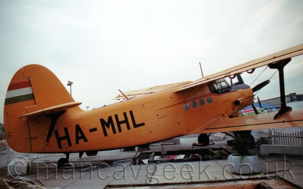 Antonov An2 at Frankfurt Airport, 1993.