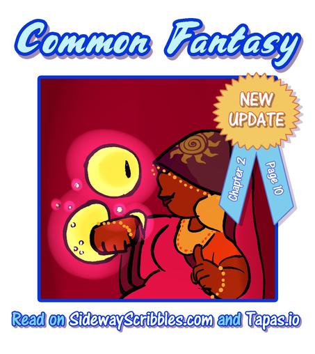 Promo for Common Fantasy webcomic. Audio transcripts available on SidewayScribbles.com and Tapas.io
