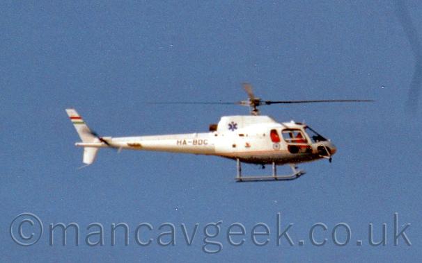 Aerospatiale Squirrel at Budapest Airport, 1996.