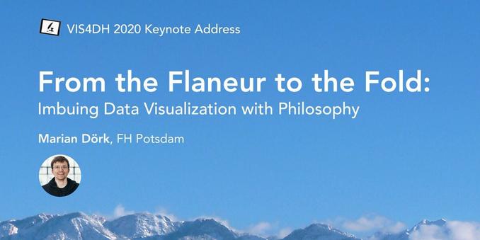 An image with text on a blue sky backdrop. The text shows the keynote title and speaker, as written in the tweet, and there is an accompanying photo of the speaker.