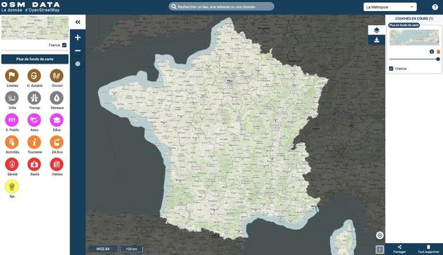 OpenstreetMap screenshot