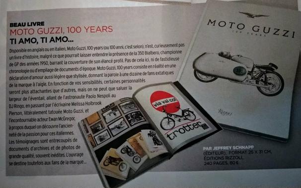 Livre Moto Guzzi 100 years