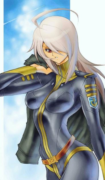Yamamoto Rei from Battleship Yamato.
Art from Akasaka Yoshiki
