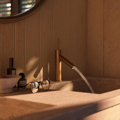 Gold Starck bathroom tap