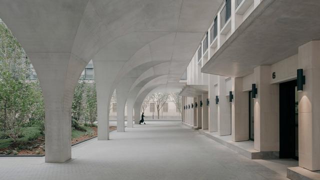 Vaulted arcade of Morland Mixité Capitale