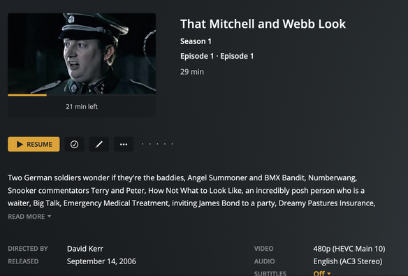 Plex interface