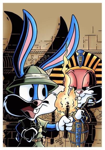 Buster and Babs Bunny from Tiny Toons