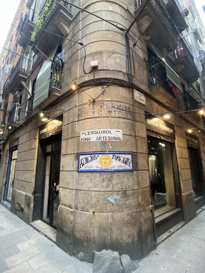 Corner building, El Born Barcelona Spain