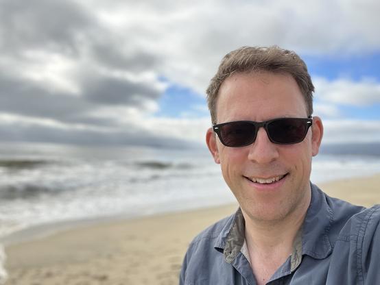 Me standing on a beach