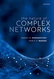The cover of the book described in the toot. Blue cover with a white and partly faded network shown on the lower half. White title and author names in the middle.