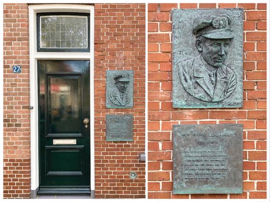 Huis op Vlieland waar Slauerhoff verbleef
