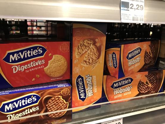 Kekse in verschiedenen Sorten von der britischen Firma Mc Vities