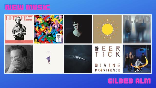 photo of the 10 album / ep covers