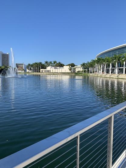 Sunny campus of university of Miami in Florida