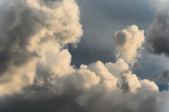 Fluffy clouds