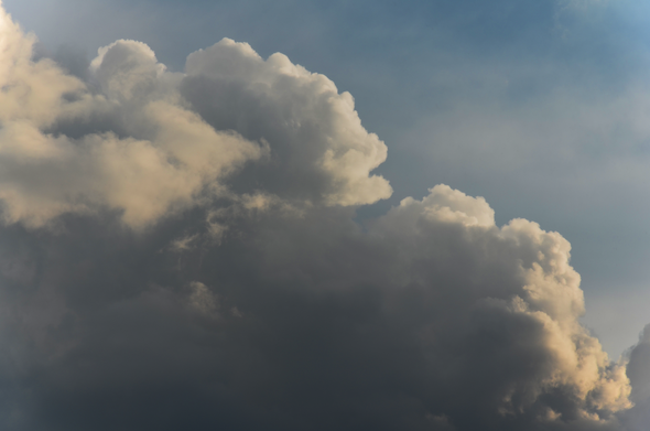 Fluffy clouds