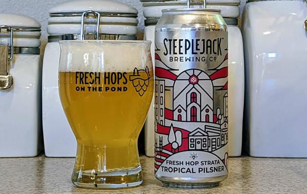 Steeplejack Brewing Fresh Hop Strata Tropical Pilsner