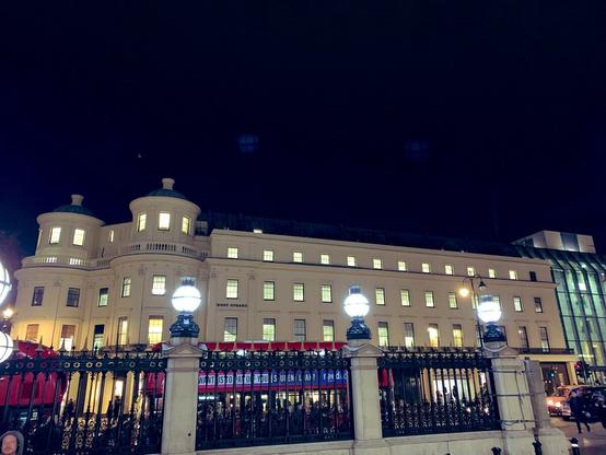Looking out from Charing Cross Station, where I saw Spring-Healed Jack over 20 years ago today. It was a bitterly cold and miserable night.