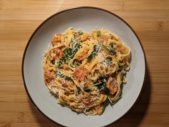 Home made Spaghetti with N'duja